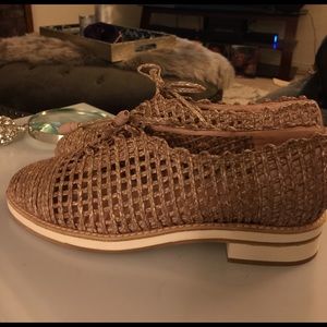 COPY - Stuart Weitzman straw shoes